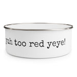 Load image into Gallery viewer, Enamel Bowl (RedYeye) - Coodeh Lifestyle
