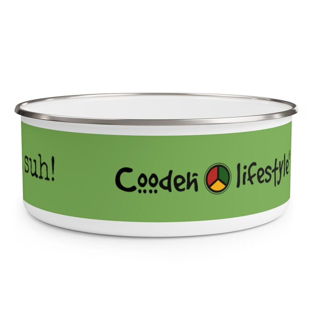 Enamel Bowl (GRN-Don'tTouch) - Coodeh Lifestyle