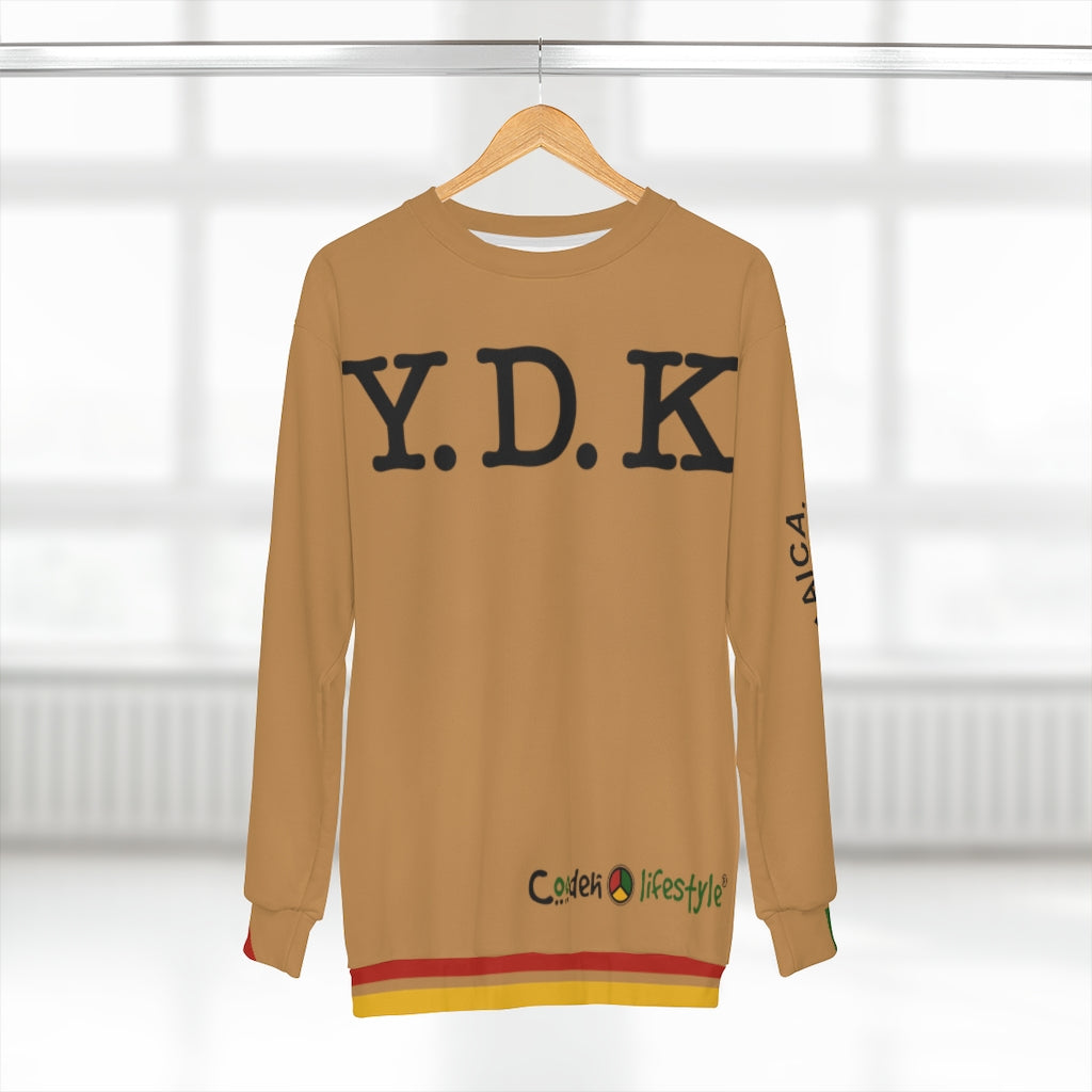 Unisex Sweatshirt (YDK-BRN) - Coodeh Lifestyle