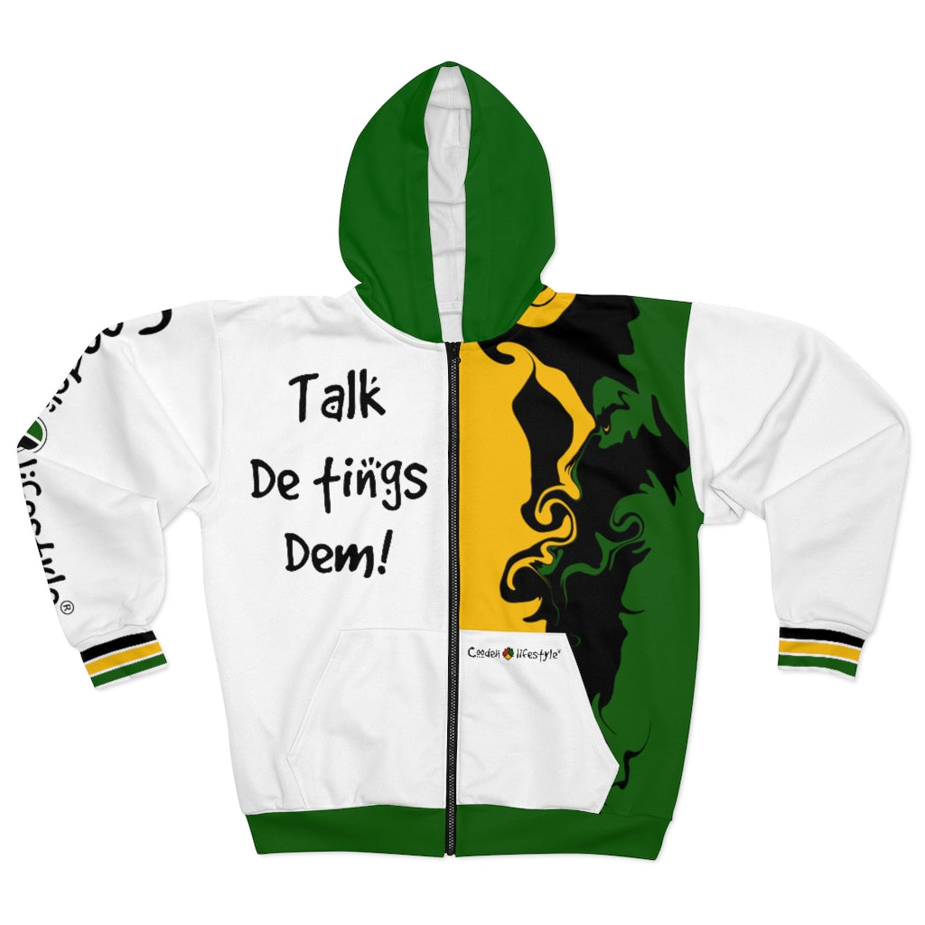 Unisex Zip Hoodie (TDTD-JACOL) - Coodeh Lifestyle