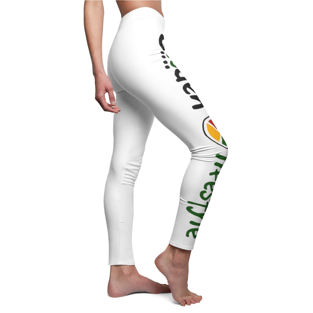 Women's Casual Leggings (JA-COA-WHT) - Coodeh Lifestyle