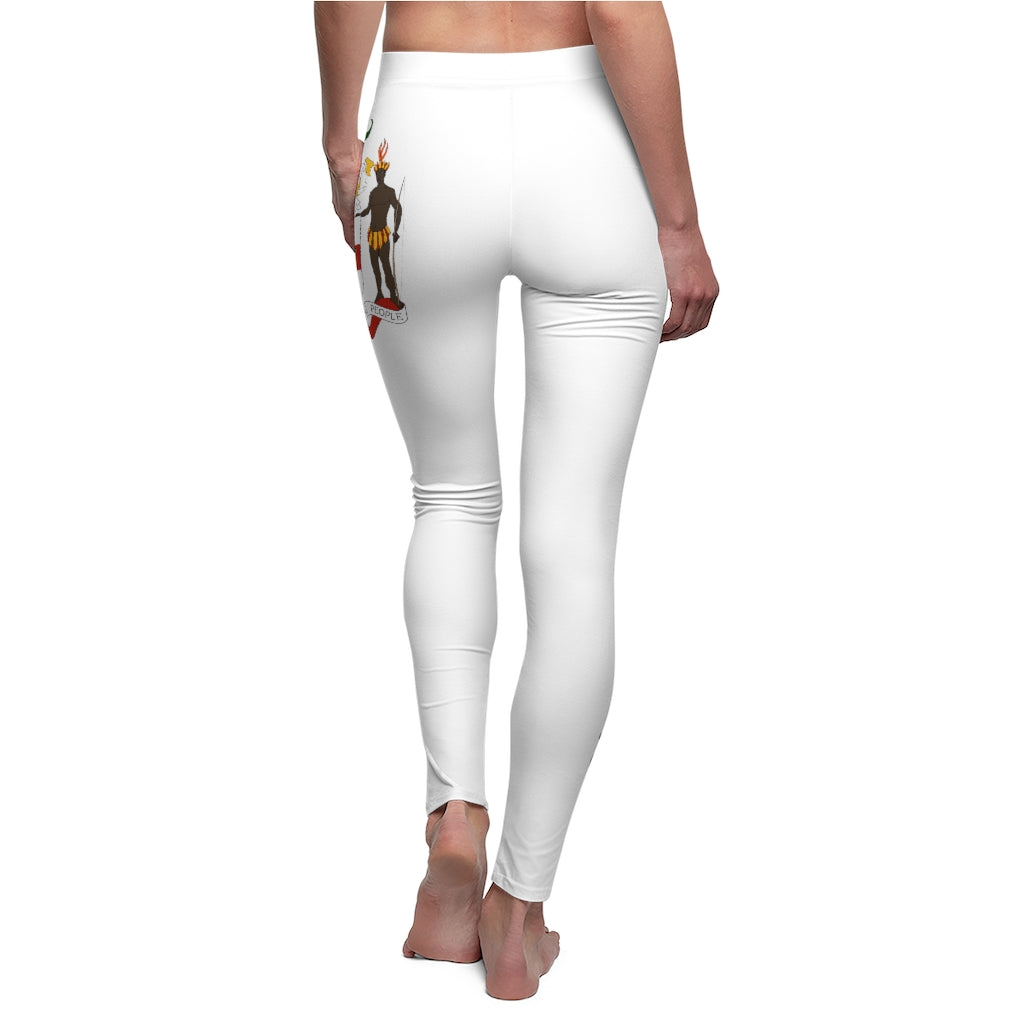 Women's Casual Leggings (JA-COA-WHT) - Coodeh Lifestyle