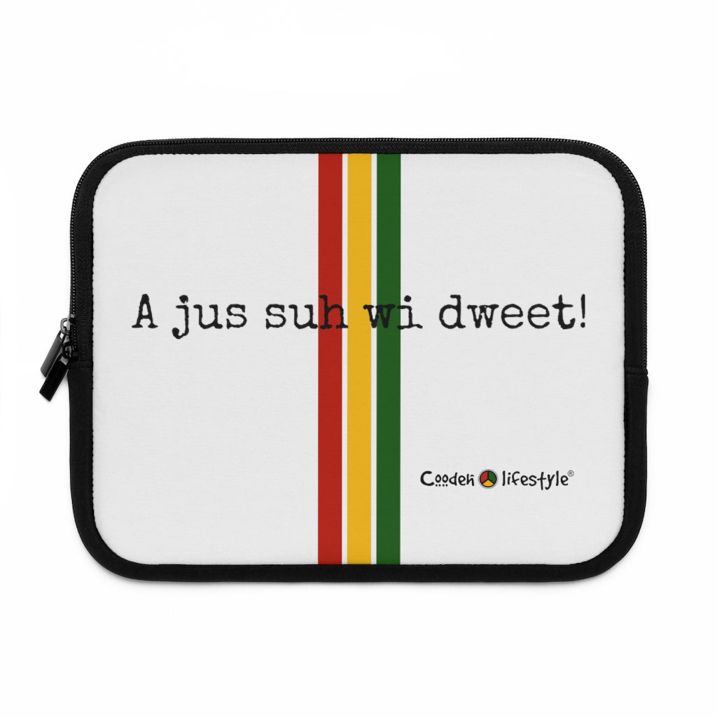 Laptop & Tablet Sleeve (AJSWD-WHT) - Coodeh Lifestyle