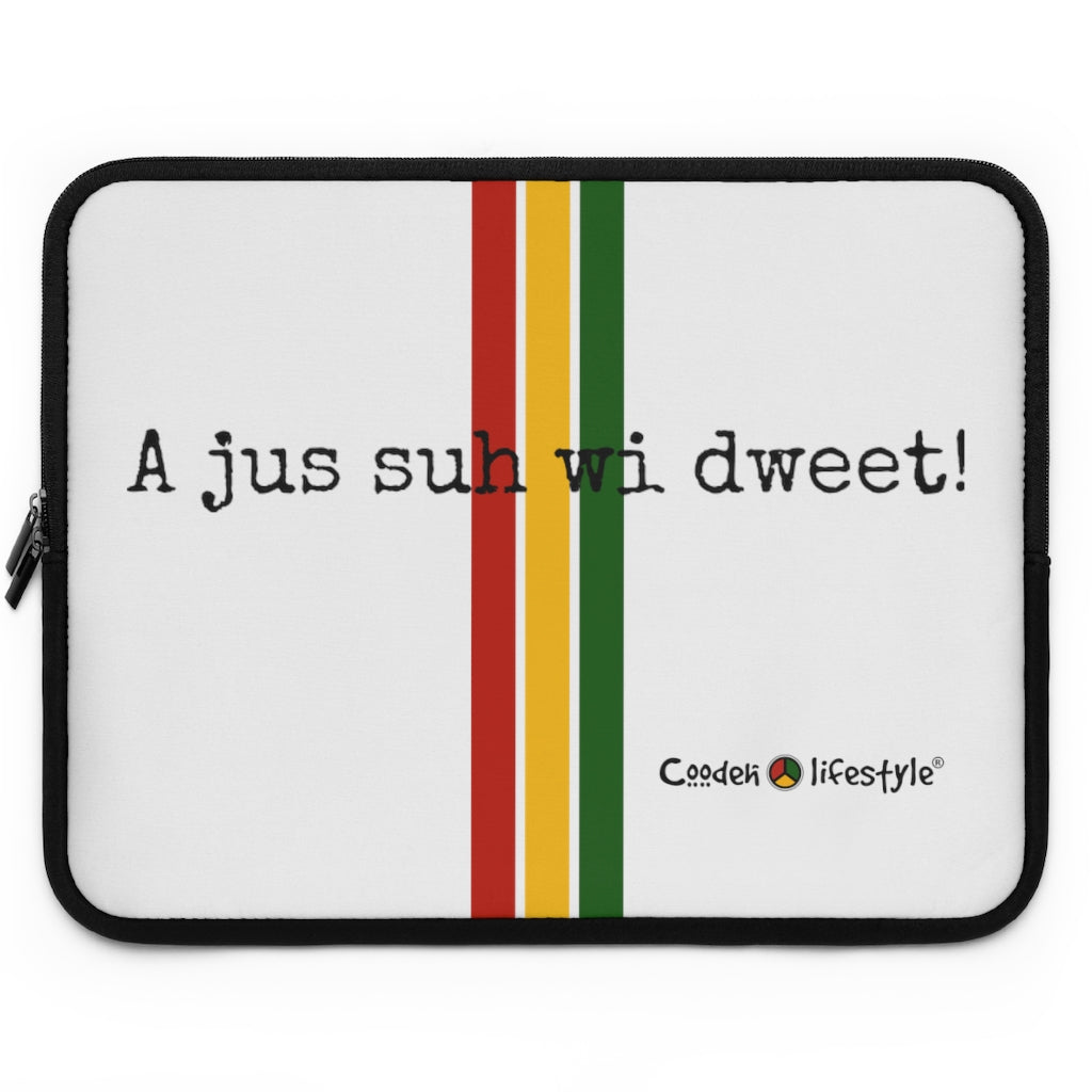 Laptop & Tablet Sleeve (AJSWD-WHT) - Coodeh Lifestyle