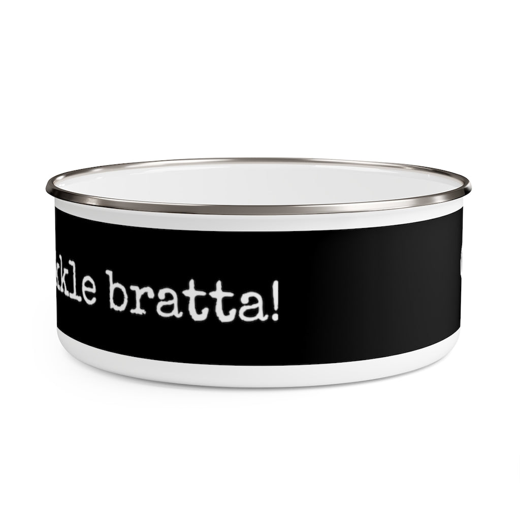 Enamel Bowl (BLK-Bratta) - Coodeh Lifestyle