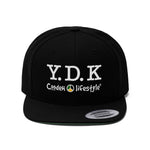 Load image into Gallery viewer, Unisex Flat Bill Hat (YDK) - Coodeh Lifestyle
