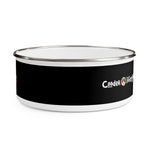 Load image into Gallery viewer, Enamel Bowl (FLWR-BLK) - Coodeh Lifestyle
