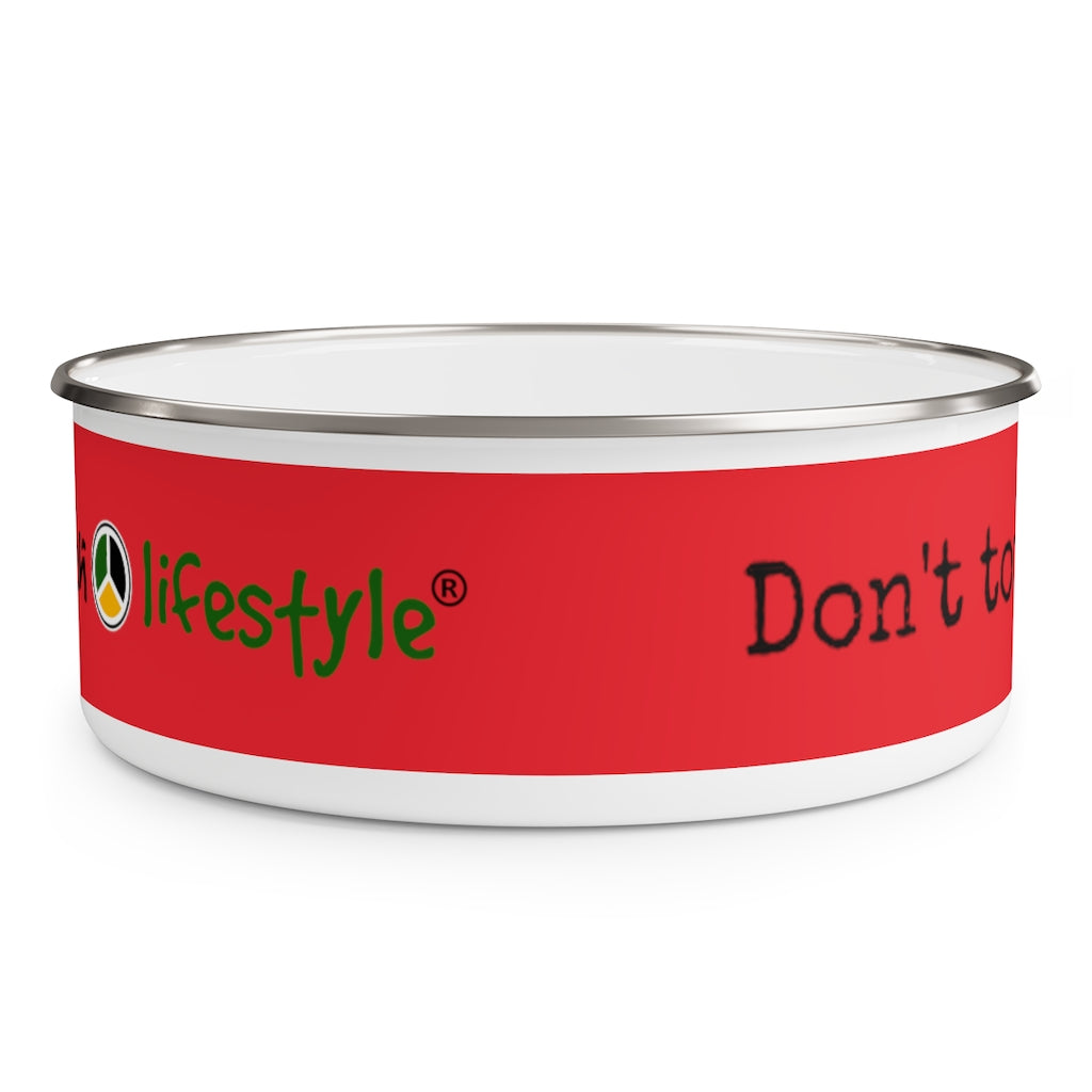 Enamel Bowl (RED-RedYeye) - Coodeh Lifestyle