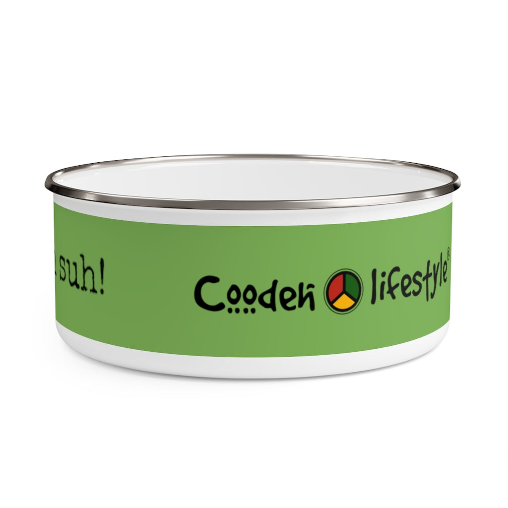 Enamel Bowl (GRN-Don'tTouch) - Coodeh Lifestyle