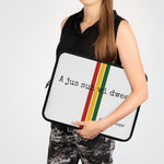 Load image into Gallery viewer, Laptop &amp; Tablet Sleeve (AJSWD-WHT) - Coodeh Lifestyle
