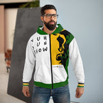 Load image into Gallery viewer, Unisex Zip Hoodie (YDK-JACOL-GRN) - Coodeh Lifestyle
