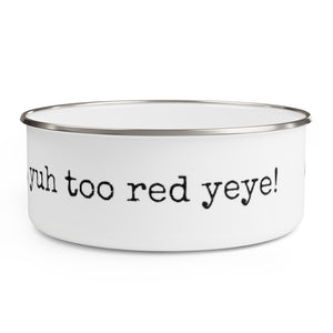 Enamel Bowl (RedYeye) - Coodeh Lifestyle