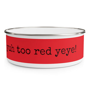 Enamel Bowl (RED-RedYeye) - Coodeh Lifestyle