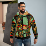 Load image into Gallery viewer, Unisex Zip Hoodie (Multi-Art3-AAF) - Coodeh Lifestyle
