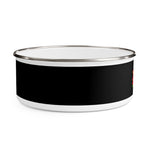 Load image into Gallery viewer, Enamel Bowl (FLWR-BLK) - Coodeh Lifestyle
