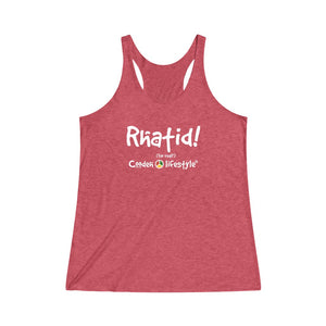 Women's Tri-Blend Racerback Tank (Rhatid) - Coodeh Lifestyle