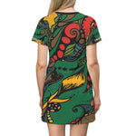 Load image into Gallery viewer, T-Shirt Dress (Multi-Art) - Coodeh Lifestyle
