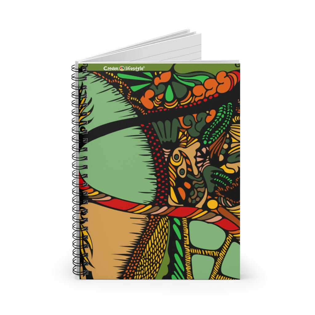 Coodeh Spiral Notebook (Ruled Line-MultiArt) - Coodeh Lifestyle