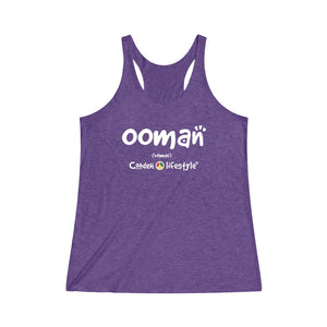 Women's Tri-Blend Racerback Tank (OOMAN) - Coodeh Lifestyle