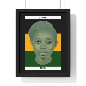 Framed “Strong Ooman” Art (JAD) - Coodeh Lifestyle