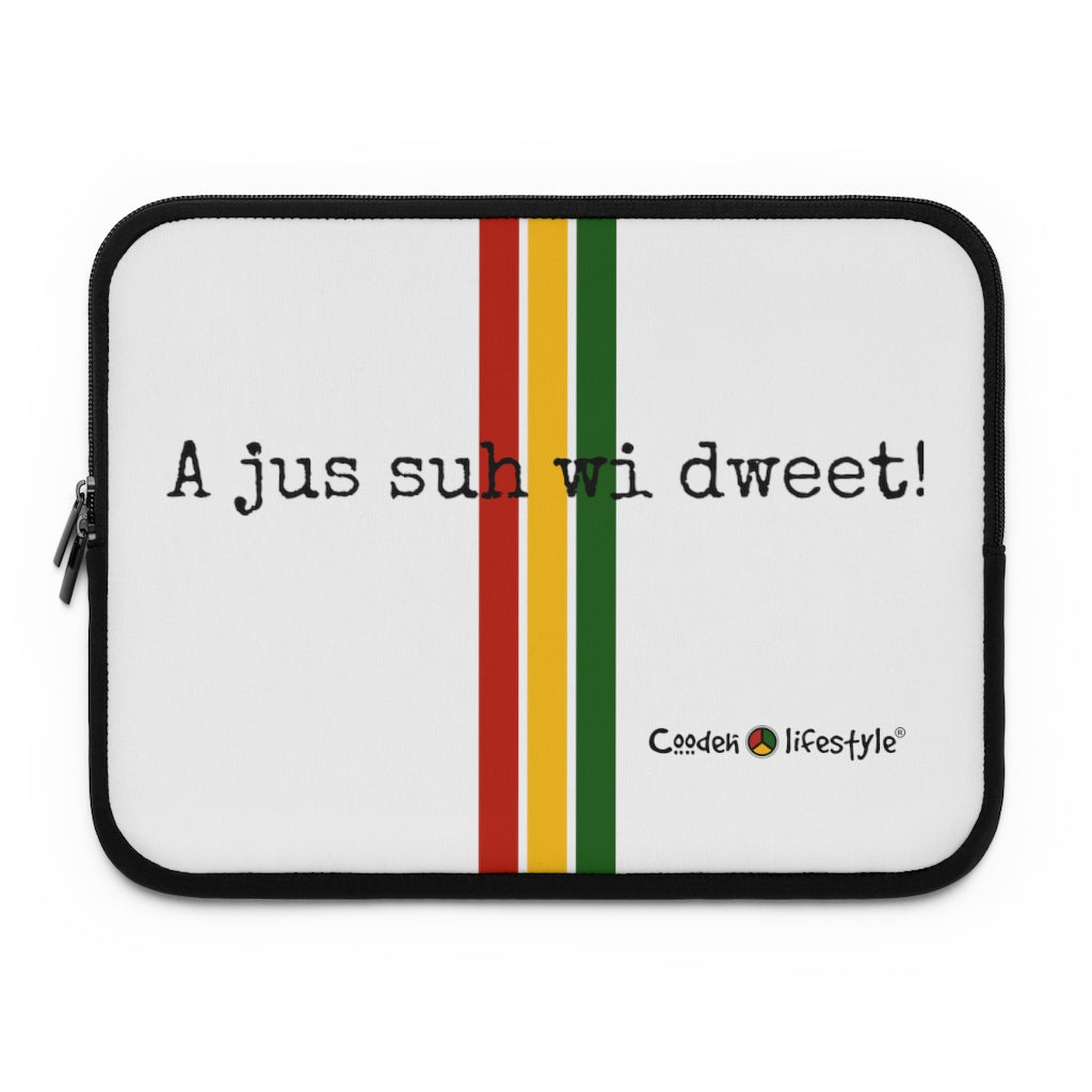 Laptop & Tablet Sleeve (AJSWD-WHT) - Coodeh Lifestyle