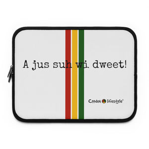 Laptop & Tablet Sleeve (AJSWD-WHT) - Coodeh Lifestyle