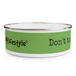 Load image into Gallery viewer, Enamel Bowl (GRN-Don&#39;tTouch) - Coodeh Lifestyle
