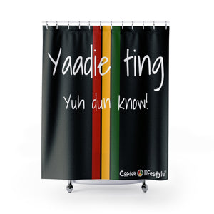 Shower Curtain (YTYDK-BLK) - Coodeh Lifestyle