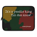 Load image into Gallery viewer, Laptop &amp; Tablet Sleeve (CAMO-PAN-BLK) - Coodeh Lifestyle
