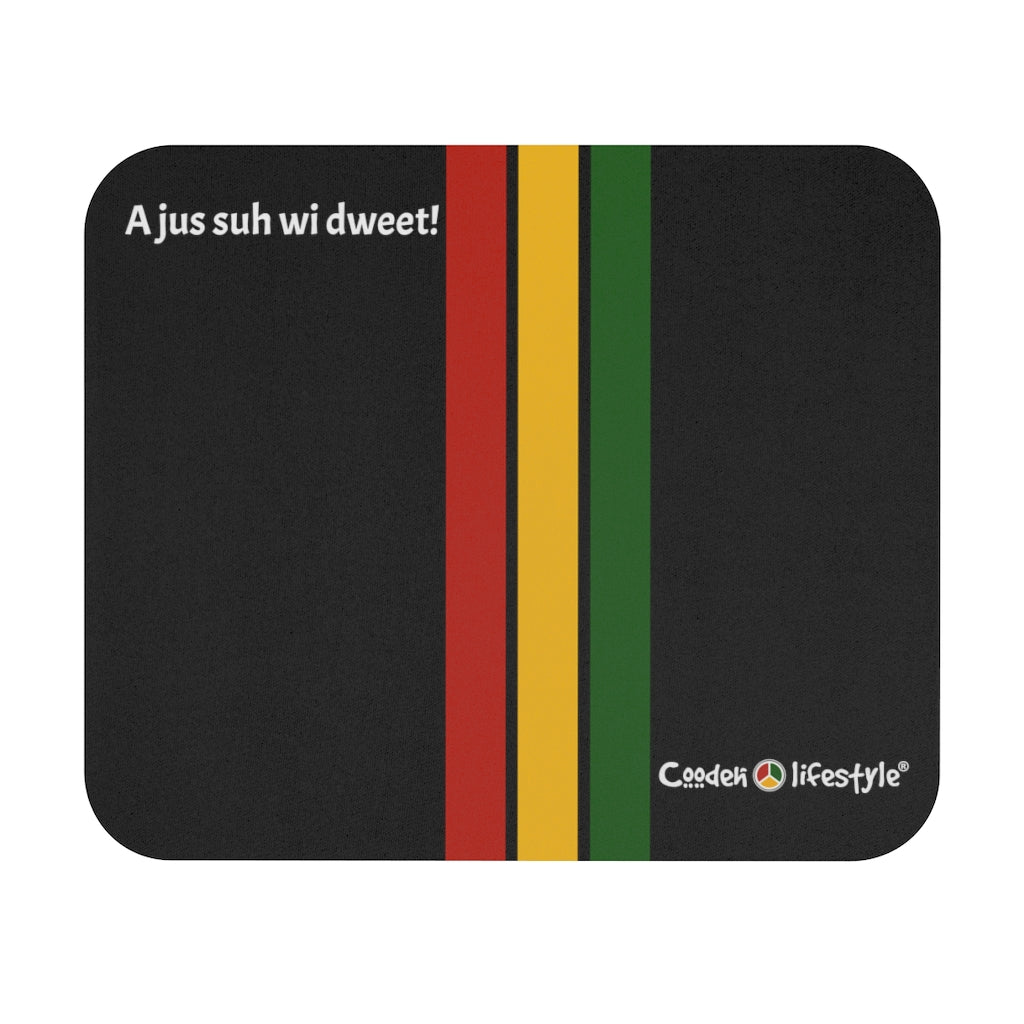 Mouse Pad (Rectangle-AJSWD-PAN-BLK) - Coodeh Lifestyle