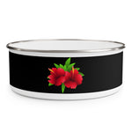 Load image into Gallery viewer, Enamel Bowl (FLWR-BLK) - Coodeh Lifestyle
