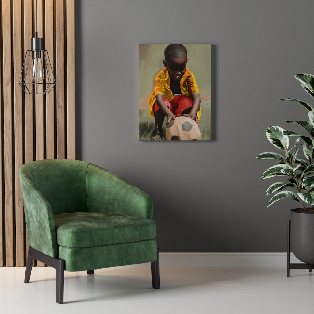 Canvas Wall Art (Boy At Play ) - Coodeh Lifestyle