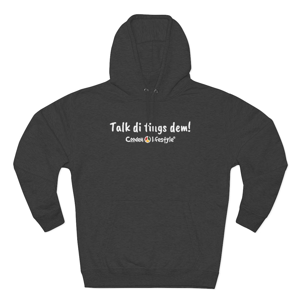 Unisex Premium Pullover Hoodie- Multi-Color (Prem-TDTD) - Coodeh Lifestyle