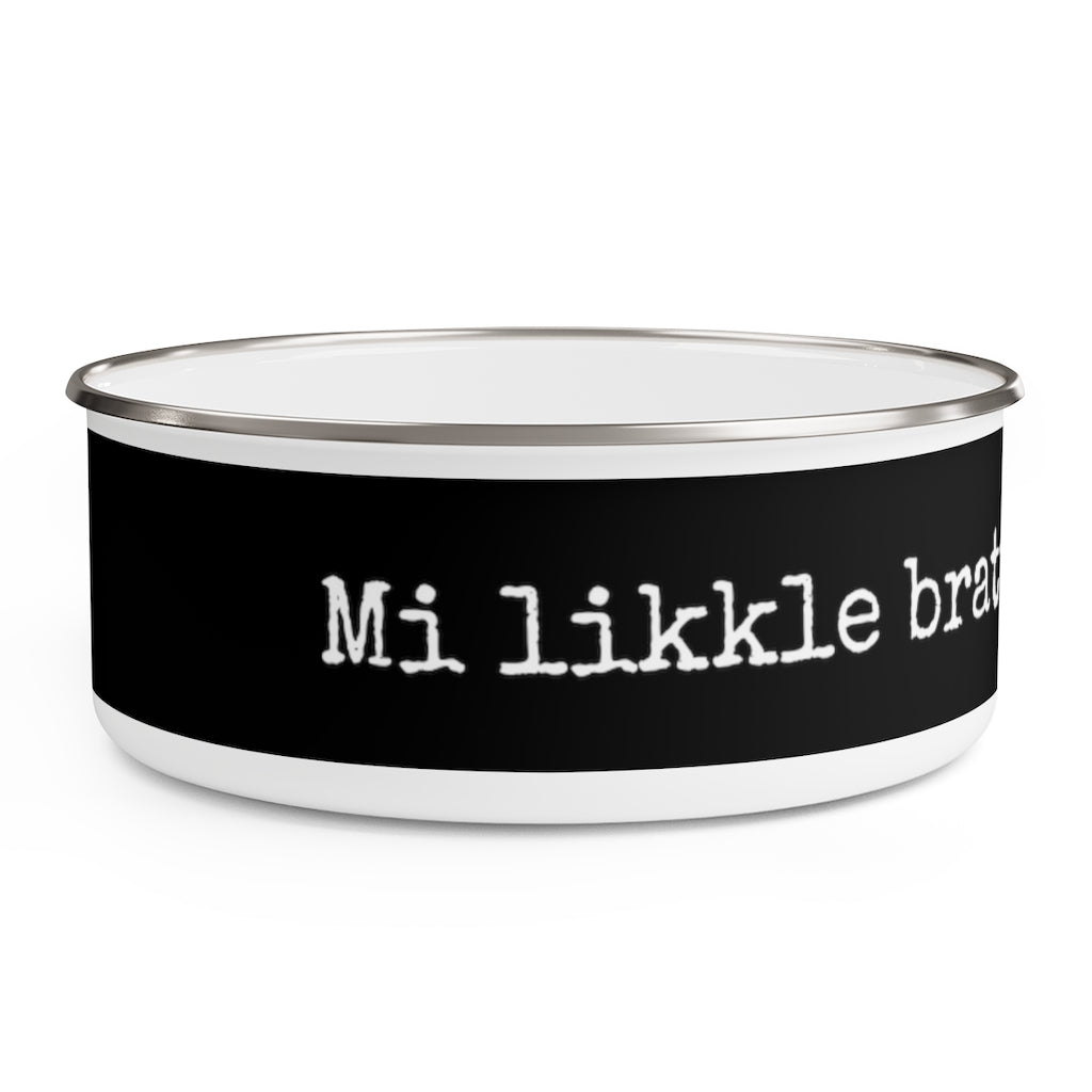 Enamel Bowl (BLK-Bratta) - Coodeh Lifestyle