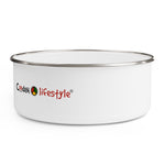 Load image into Gallery viewer, Enamel Bowl (FLWR-WHT) - Coodeh Lifestyle
