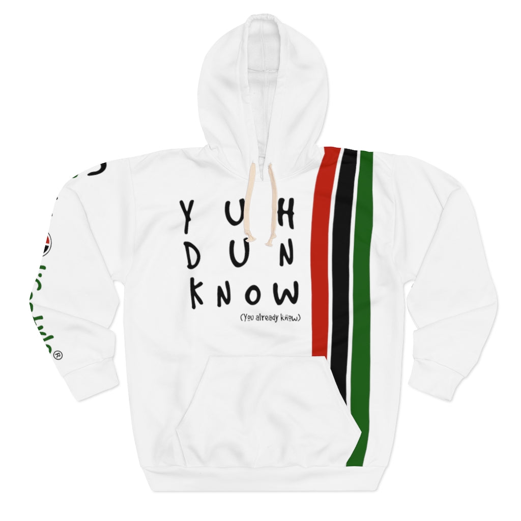 Unisex  Pullover Hoodie (YuhDunKnow- WHTPAN) - Coodeh Lifestyle