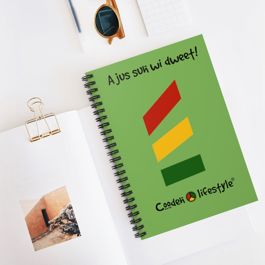 Coodeh Spiral Notebook (Ruled Line-AJSWD-GRN) - Coodeh Lifestyle