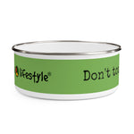 Load image into Gallery viewer, Enamel Bowl (GRN-Don&#39;tTouch) - Coodeh Lifestyle
