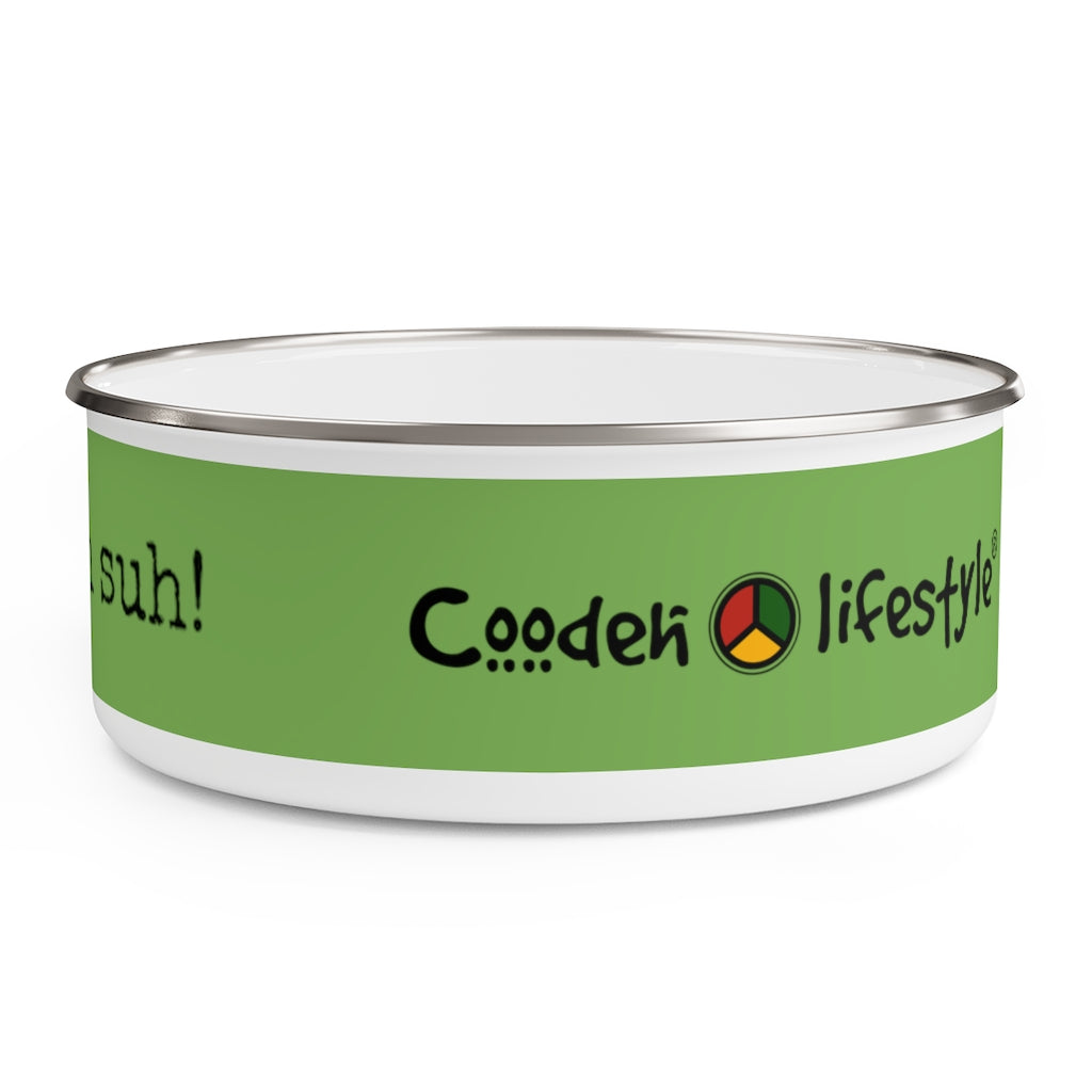 Enamel Bowl (GRN-Don'tTouch) - Coodeh Lifestyle