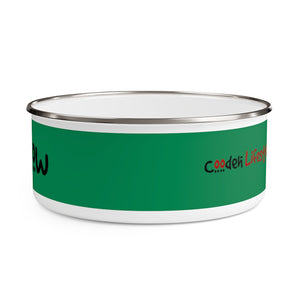 Enamel Bowl (YuhDunKnow-GRN) - Coodeh Lifestyle