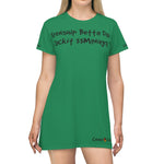 Load image into Gallery viewer, T-Shirt Dress (Custom-FBDPM-GRN) - Coodeh Lifestyle
