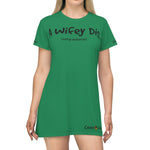 Load image into Gallery viewer, T-Shirt Dress (AWD-YDK-GRN) - Coodeh Lifestyle
