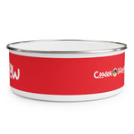 Load image into Gallery viewer, Enamel Bowl (YuhDunKnow-RED) - Coodeh Lifestyle
