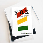 Load image into Gallery viewer, Coodeh Journal  (Ruled Lined- YDK-WHT) - Coodeh Lifestyle
