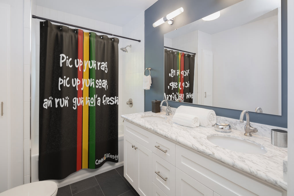 Shower Curtain (PIC UP-BLK) - Coodeh Lifestyle