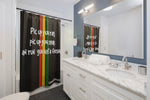 Load image into Gallery viewer, Shower Curtain (PIC UP-BLK) - Coodeh Lifestyle
