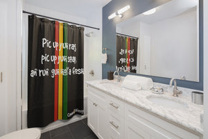 Shower Curtain (PIC UP-BLK) - Coodeh Lifestyle