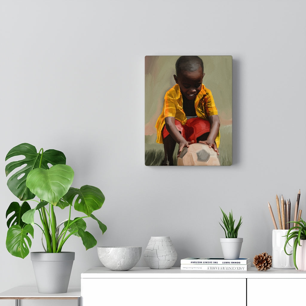 Canvas Wall Art (Boy At Play ) - Coodeh Lifestyle