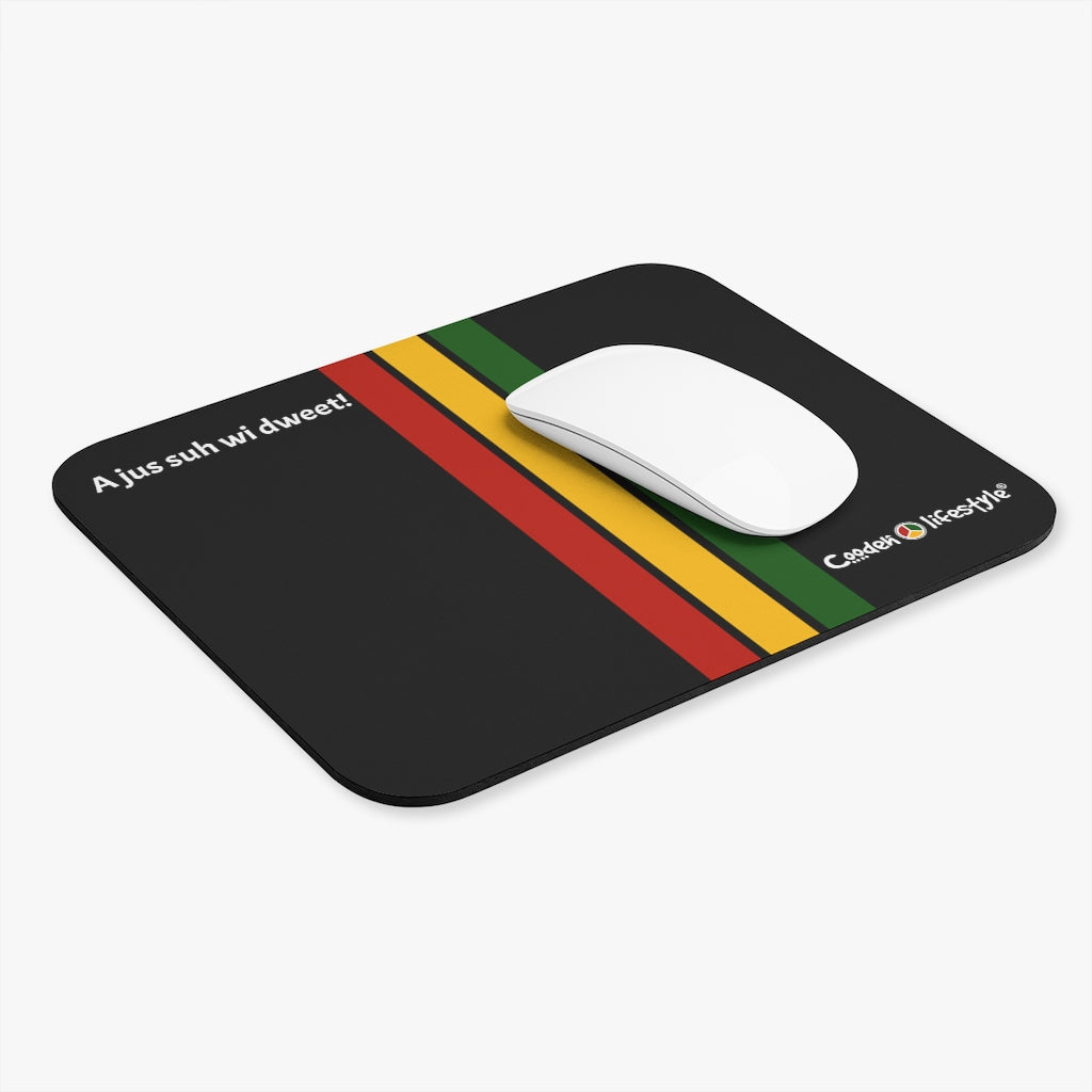 Mouse Pad (Rectangle-AJSWD-PAN-BLK) - Coodeh Lifestyle