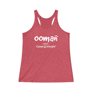 Women's Tri-Blend Racerback Tank (OOMAN) - Coodeh Lifestyle